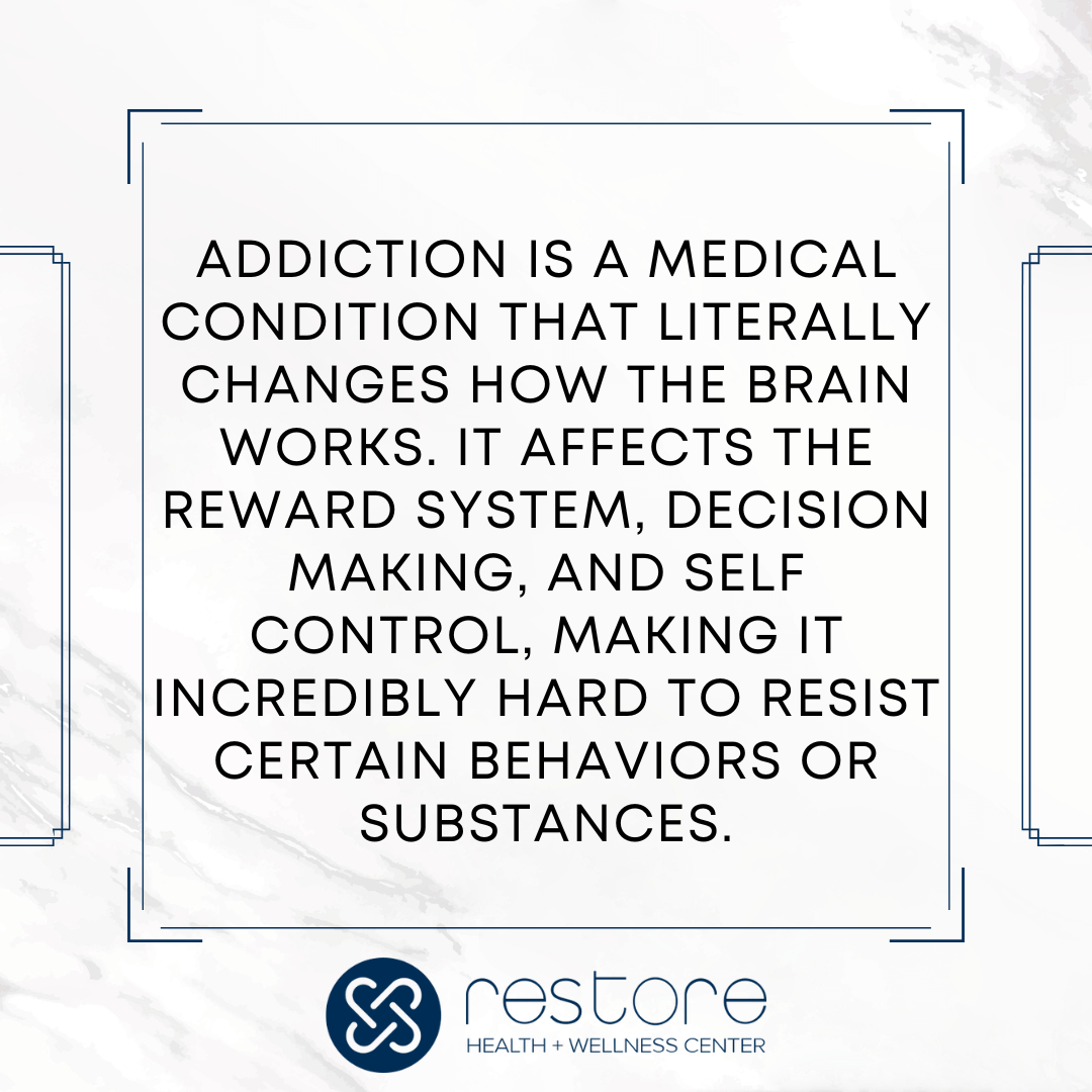 most misunderstood thing about addiction